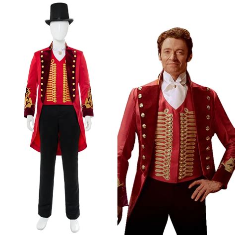 Movie The Greatest Showman Costume P.T. Barnum Uniform Cosplay Costume ...