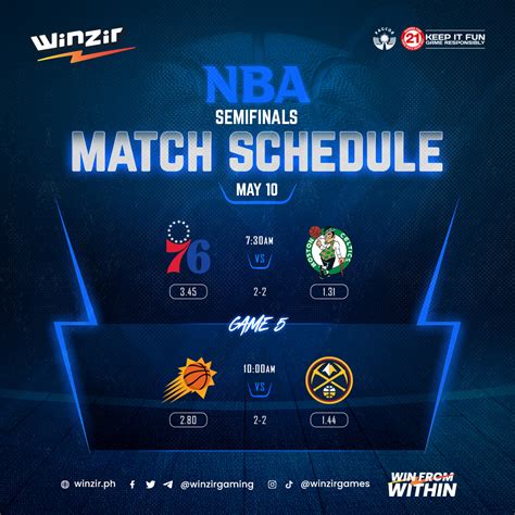 NBA Conference Semis Match Schedule | May 10, 2023