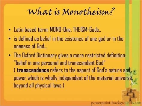 Monotheism