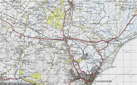 Historic Ordnance Survey Map of Polegate, 1940