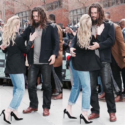 Jason Momoa and Amber Heard in NY for Aquaman | Filmes de vampiros, Casal, Filmes