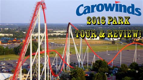 Carowinds Theme Park Summer 2016 Tour & Roller Coaster Reviews! - YouTube