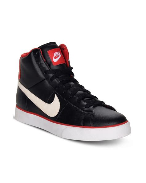 Nike Sweet Classic Leather High Top Sneakers in Black for Men | Lyst