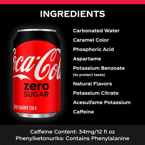 Coke Zero Sugar Diet Soda Soft Drink, 12 fl oz, 12 Pack - Buy Online in UAE. | coke zero ...