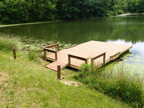 Floating Dock on 3 acre private pond | Geofoam, Styrofoam, EPS & Polystyrene | Universal ...