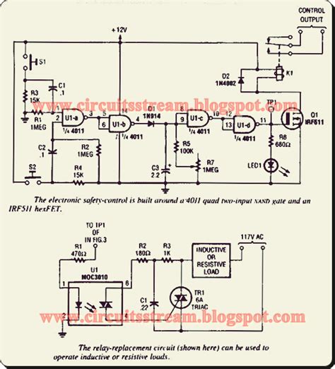 Electronic Switch Circuit Diagram