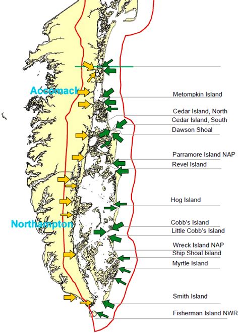 Barrier Islands Map