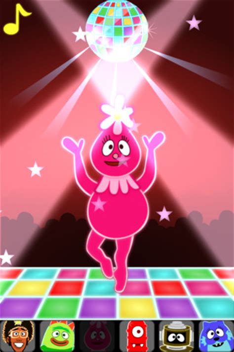 Yo Gabba Gabba Let`s Glow Dancing! Games Gabba Gabba