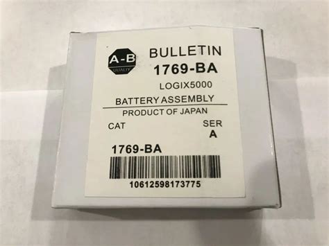 Allen Bradley 1769-BA Battery, Cylindrical, Capacity: 1200mAH at ₹ 2800 ...