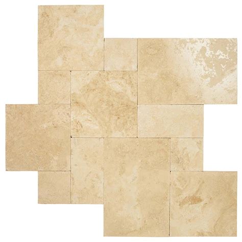 Tuscany Ivory Pavers available in many sizes and pattern kits