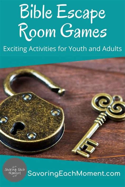 4 Awesome Printable Bible Escape Room Games to Play | Youth group ...