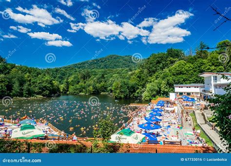 SOVATA, URSU LAKE, ROMANIA - AUGUST 8, 2015: Editorial Photo - Image: 67733016