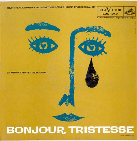 Georges Auric - Bonjour Tristesse | Releases | Discogs