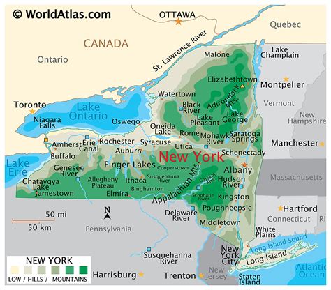 New York Maps & Facts - World Atlas