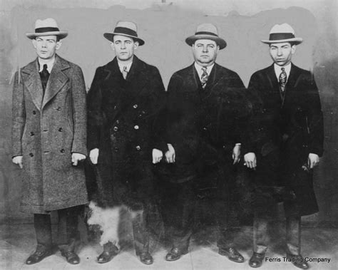 Mafia Lineup Lucky Luciano Photo Mafia Photograph | Etsy