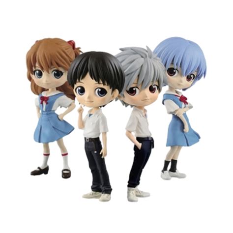 Evangelion Anime Ayanami Rei Asuka Ikari Shinji Figure Model Toys | Evangelion Plush Shop ...