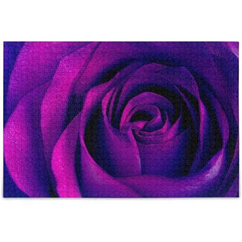 Dreamtimes Vivid Purple Rose Jigsaw Puzzles for Adults 500 Pieces ...