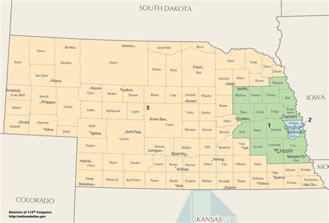 Nebraska's congressional districts - Wikiwand