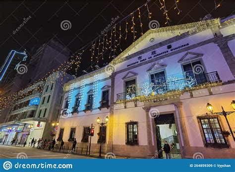 Macau Leal Senado Square Architecture Macao Christmas Decorations ...