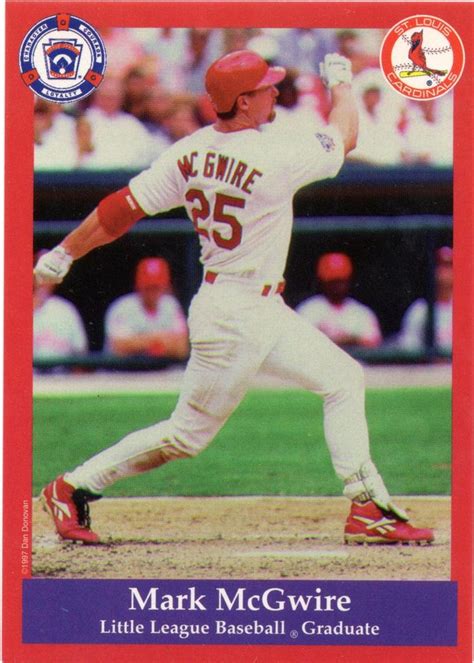 1998 Little League Mark McGwire #NNO Mark McGwire | Trading Card Database