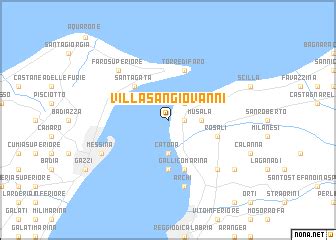 Villa San Giovanni (Italy) map - nona.net