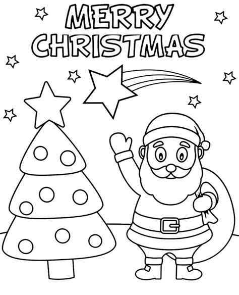 Printable Christmas coloring pages for children