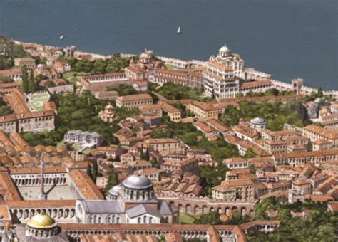 Gorgeous Images Reconstruct Constantinople From 4th To 13th Century Architecture Byzantine ...