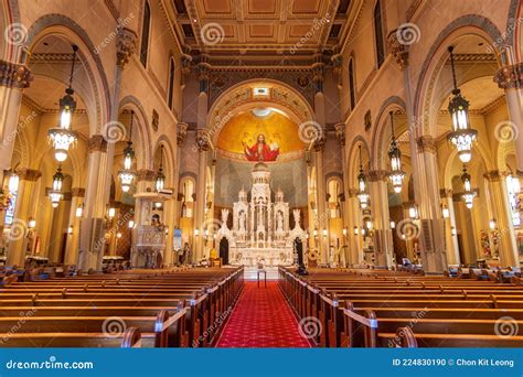 Interior View of the Saints Peter and Paul Church Editorial Image ...