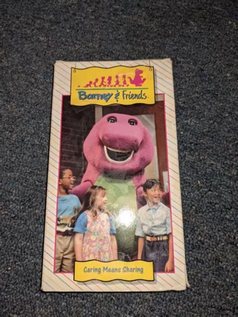 BARNEY AND FRIENDS Caring Means Sharing VHS EUR 8,31 - PicClick IT