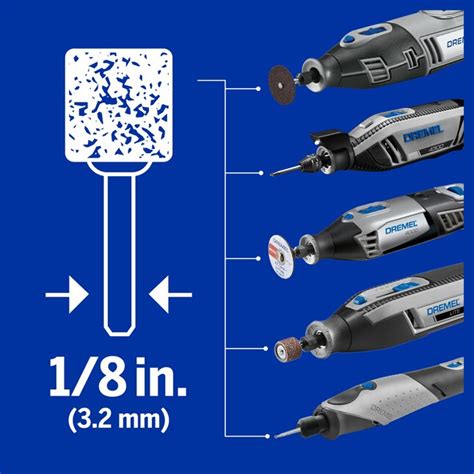 Dremel 20-Pack Sander Attachment (Fits Universal Grinder Size) in the ...