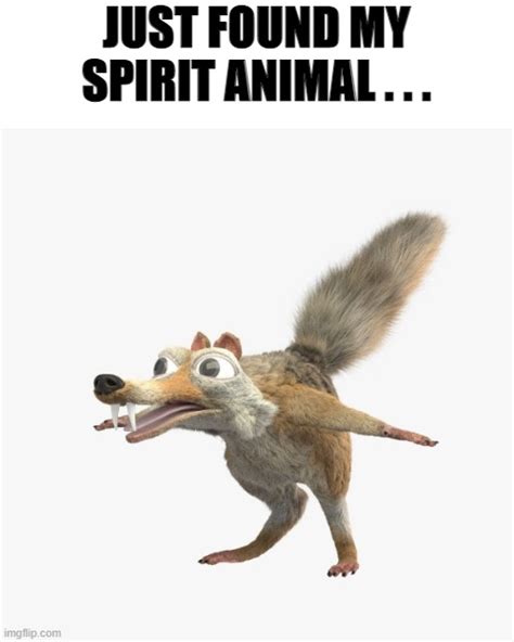 Scrat is my Spirit Animal - Imgflip