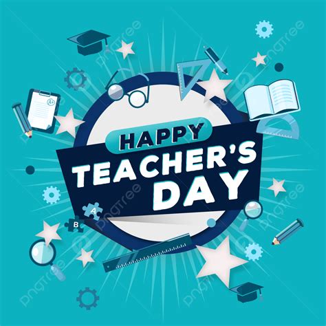 Happy Teacher S Day Background, School Education, Blue, Student Background Image And Wallpaper ...