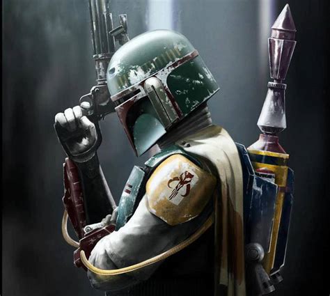 Download Mandalorian Armor-clad Boba Fett Wallpaper | Wallpapers.com