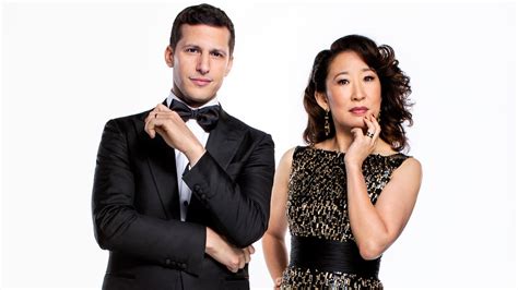 Andy Samberg and Sandra Oh’s Golden Globes Promos Show How to Host | Vanity Fair