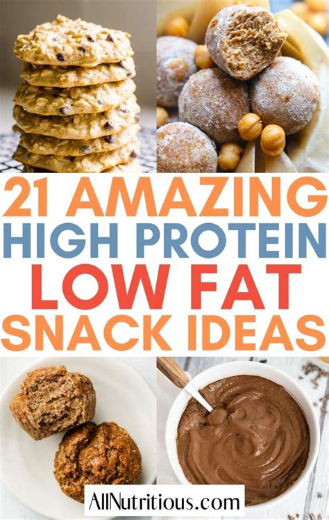 21 High Protein Low Fat Snacks That Will Keep You Full - All Nutritious