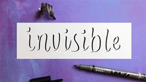 How To Make Invisible Lettering (Pro) - Winterbird | Hand lettering tutorial, Lettering ...