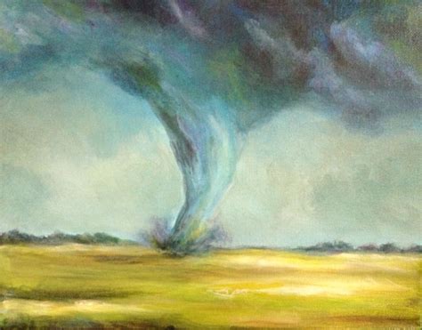 Tornado Painting with Acrylics