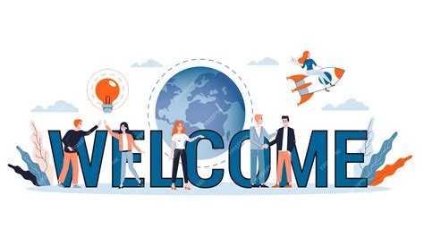 Premium Vector | illustration of welcoming concept. Greeting for new ...