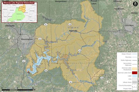 Lake Monroe Indiana Map: Your Ultimate Guide - World Map Colored Continents