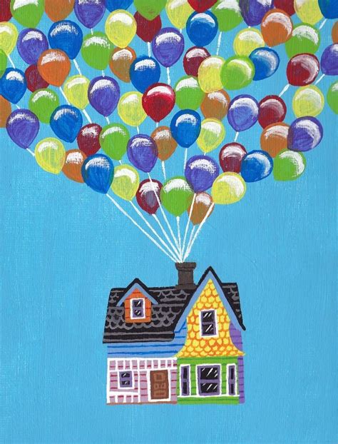 Up Movie House Drawing at PaintingValley.com | Explore collection of Up ...