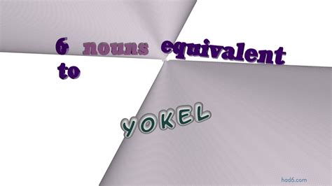 yokel - 6 nouns with the meaning of yokel (sentence examples) - YouTube