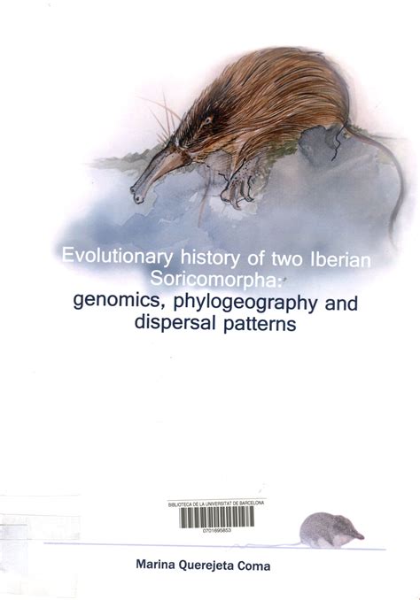 Evolutionary history of two iberian soricomorpha : genomics ...