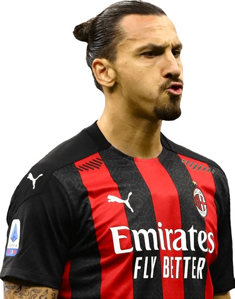 Zlatan Ibrahimovic Milan football render - FootyRenders