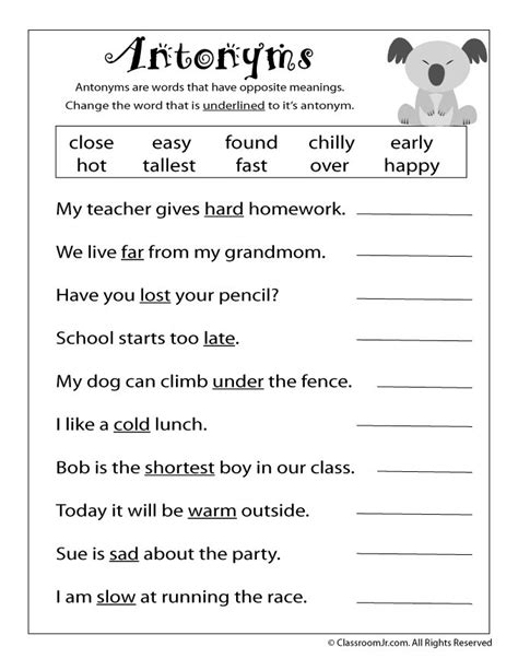 2nd Grade Worksheet Category Page 1 - worksheeto.com