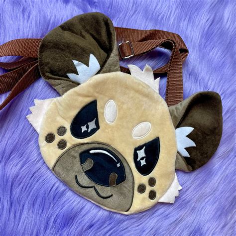 Canine Arcade | Plush Hyena Bag (Spotted Hyena)