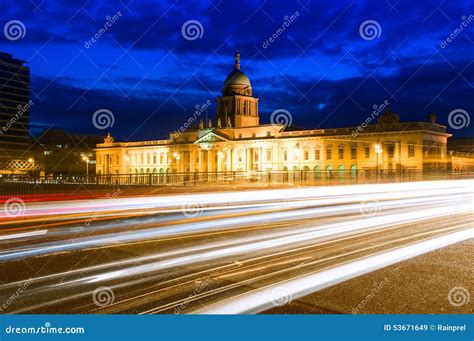 Custom House in Dublin, Ireland Stock Image - Image of architecture, city: 53671649