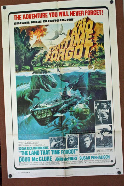 THE LAND THAT TIME FORGOT "1 Sheet" Movie Poster - Original Vintage Movie Posters