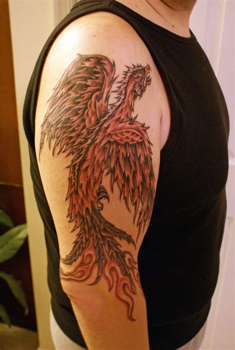 Symbolic Meanings of Phoenix Tattoos for Men