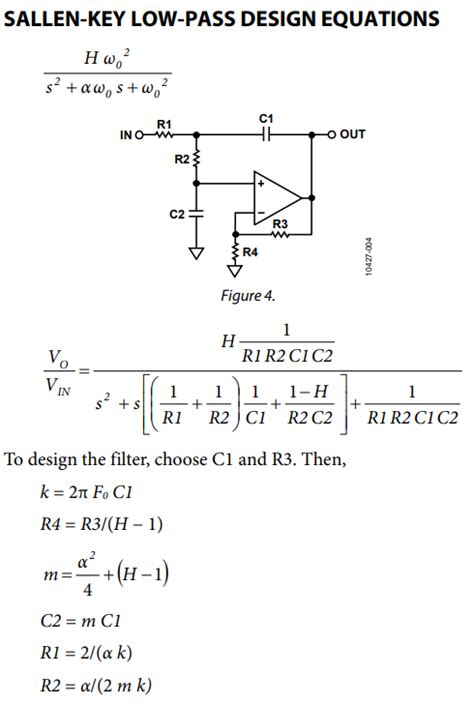 filter - Sallen-Key LP design algorithm - Electrical Engineering Stack ...