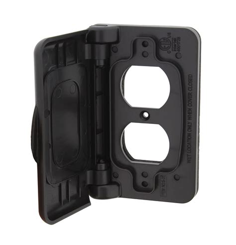 ABN Weatherproof Receptacle Cover in Black for RV Outdoor Electrical Outlet - Walmart.com